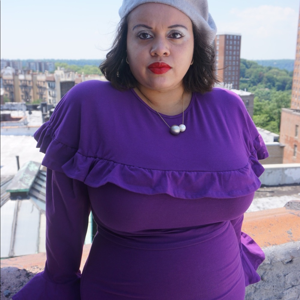 Rebdolls Ruffle Top w/ Pencil Skirt